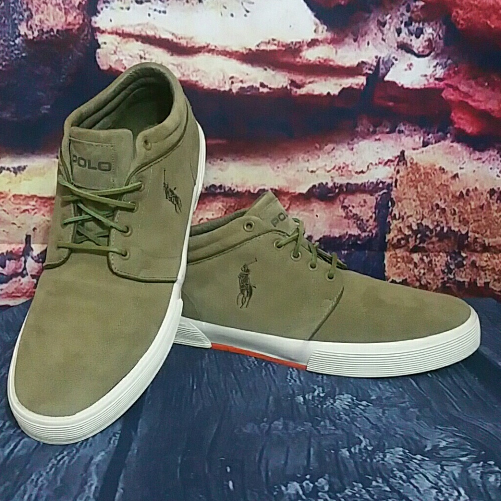 Polo by Ralph Lauren mens suede shoes